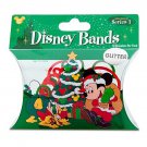 WALT DISNEY WORLD Glitter Holiday Bands Elastic Bracelets - BRAND NEW