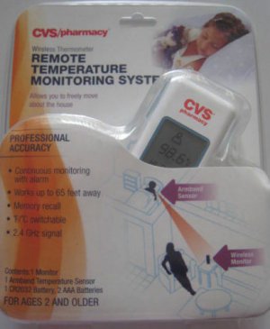 CVS Pharmacy REMOTE TEMPERATURE MONITORING SYSTEM / BRAND NEW