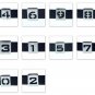 wholesale metal number slide charms ,8mm fits 8mm leather band bracelets ,from 0 to 9 1000pcs