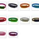 wholesale 8mm Silicone bracelets  fits 8mm slider charns and 8mm letter slider mix color 200pcs