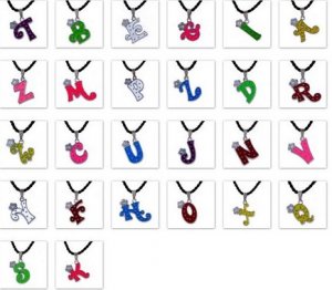 Enamel flower letter charm pendants wholesale Mixed color 20x30mm mix color 260pcs
