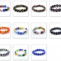 Glass beads baby bracelets Wholesale,4-5 inch, mix color 50pcs