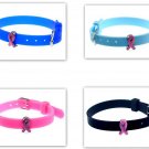 Silicone Wristbands Breast Cancer Awareness bracelets Jewelry wholesale mix color 100pcs