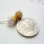 Handcrafted Polymer Clay Post Earrings - Little Fried Eggs