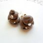 Handcrafted Kawaii Poop Post Earring Set - Novelty Tween/Teen/Adult