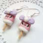 Handcrafted Kawaii Creamcicle Dangled Earrings