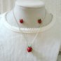Handcrafted Kawaii Apple Jewelry Set