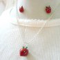 Handcrafted Kawaii Apple Jewelry Set