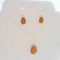 Handcrafted Polymer Clay Autumn Leaf Jewelry Set (Adult/Teen Size)