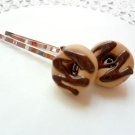 Handcrafted Polymer Clay Donut Bobby Pins (Adult)
