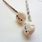 Handcrafted Polymer Clay Kawaii Cloud Bobby Pins (Adult Size)