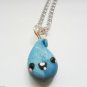 Handcrafted Polymer Clay Kawaii Raindrop Necklace