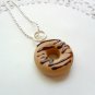 Handcrafted Kawaii Chocolate Donut Necklace