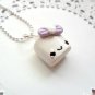 Handcrafted Polymer Clay Kawaii Marshgirl Necklace