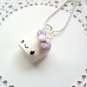 Handcrafted Polymer Clay Kawaii Marshgirl Necklace