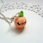 Handcrafted Kawaii Peach Necklace