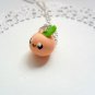 Handcrafted Kawaii Peach Necklace