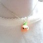 Handcrafted Kawaii Peach Necklace