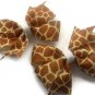 Giraffe Print Hairbow Set