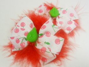 Cherry Summertime Pigtail Set