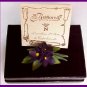 Capodimonte VIOLETS PIN - Porcelain Belfiore Collection