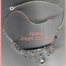 Signed JOSEPH WEISNER Necklace-Rhinestones-Beautiful
