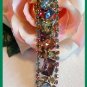 Georgeous BRACELET~Pastel MULTI-COLOR Rhinestones