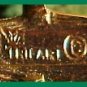 TRIFARI Signed BROOCH-Goldtone Flower-HUGE Coat Style