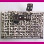 Vintage SHOE CLIPS-Pair-Silvertone Metal