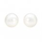 Freshwater Pearl Gold Stud Earrings