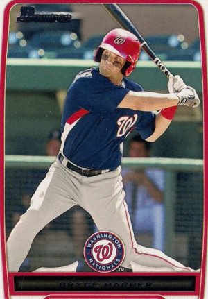 2012 Bowman #BP10 Bryce Harper IN HAND!!! NATIONALS!!