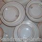 VTG SALEM CHINA STREAMLINE ART DECO 43 PIECE SET 1940'S