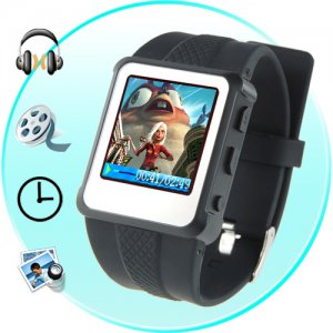 Original Watch MP4 Player 8GB Black - 1.5-inch Screen