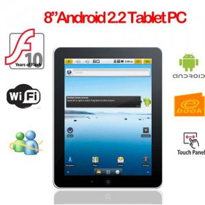 aPad A8: Android2.2 Tablet PC,MID,Flash10.1, Wifi ,8" Touch Screen , 1 GHz ARM