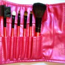 Deluxe pocket makeup brushes Set (6 pieces with carrying case)