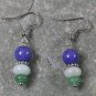 Jade Amazonite Sterling Silver Earrings