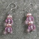 Quartz PearlSterling Silver Earrings