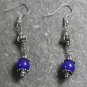 Blue Jade Sterling Silver Earrings