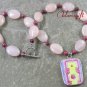 MING DYNASTY POTTERY SHARD AVENTURINE RHODONIT NECKLACE