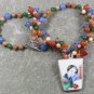 POTTERY SHARD JADE AGATE JASPER NECKLACE