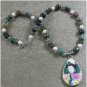 POTTERY SHARD FANCY JASPER PEARL NECKLACE