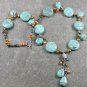TURQUOISE & FRESH WATER PEARLS NECKLACE