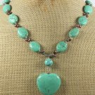 TURQUOISE & FRESH WATER PEARLS NECKLACE