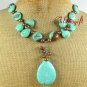 TURQUOISE & FRESH WATER PEARLS NECKLACE