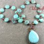 TURQUOISE & FRESH WATER PEARLS NECKLACE