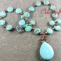 TURQUOISE & FRESH WATER PEARLS NECKLACE