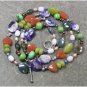 LONG! 40 TURQUOISE JADE SODALITE JASPER NECKLACE