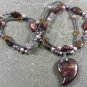 OCEAN JASPER IMPERIAL JASPER CRYSTAL PEARLS NECKLACE