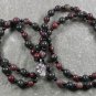 NATURAL CHERRY JASPER PICTURE JASPER 2ROW NECKLACE