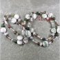 LOTUS JASPER FANCY JASPER ROSE QUARTZ 2ROW NECKLACE